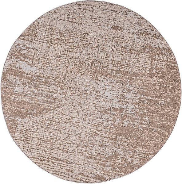 my home Teppich Ariano, dezenter Glanz mit Hoch-Tief-Struktur, rund, Höhe: günstig online kaufen