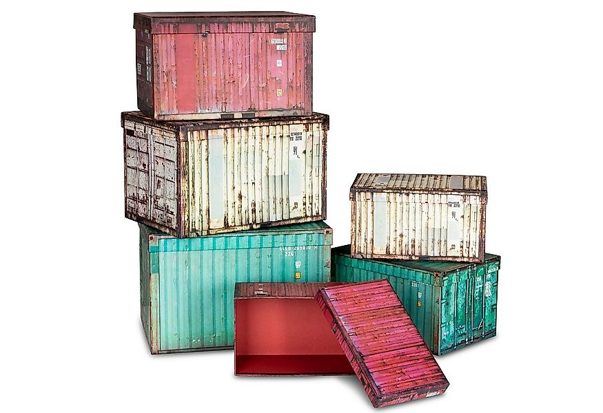 Levandeo® Aufbewahrungsbox, Aufbewahrungsbox 6er Set Boxen Aufbewahrung Ges günstig online kaufen