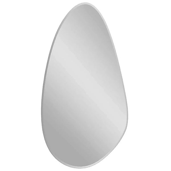 Garderoben Spiegel in ovaler Form Facettenschliff Rand günstig online kaufen