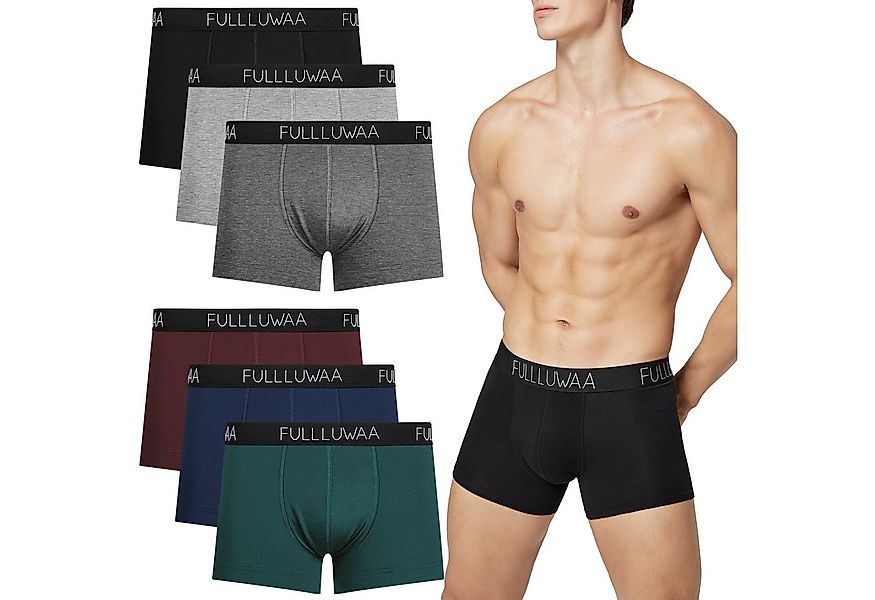 Fullluwaa Boxershorts Herren 6er Pack, Retroshorts aus Baumwolle in S, M, L günstig online kaufen