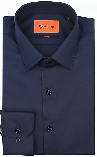 Suitable Twill Hemd Navy - Größe 39 günstig online kaufen