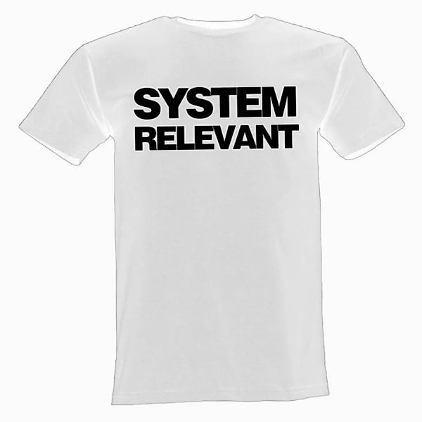 Lustige & Witzige T-Shirts T-Shirt T-Shirt System Relevant Corona Fun-Shirt günstig online kaufen