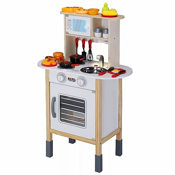 Spielküche Kindertraum aus Holz inkl 35-tlg Zubehör günstig online kaufen