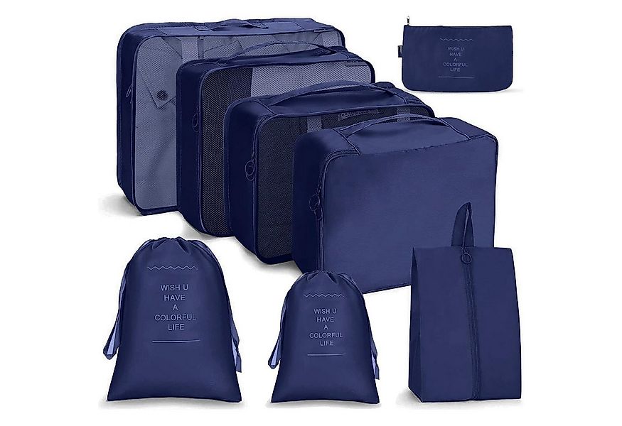 Coonoor Kofferorganizer Koffer Organizer Set 8-teilig Wasserdichte Reise Kl günstig online kaufen