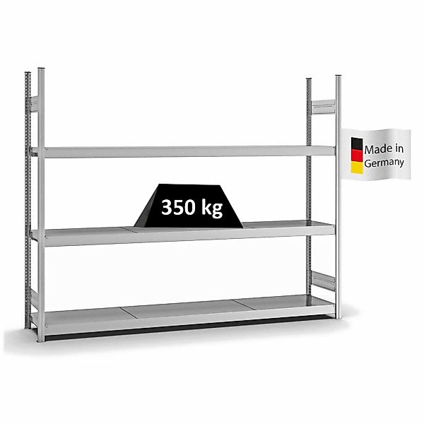 PROREGAL Weitspannregal Stecksystem T-Profil Grundregal HxBxT 200x250x40 cm günstig online kaufen