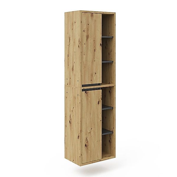 Vicco Hochschrank Viola, Artisan-Eiche/Anthrazit, 50 x günstig online kaufen