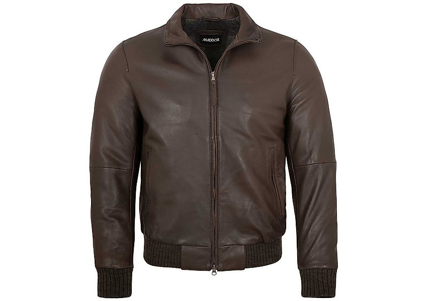 Maddox Lederjacke Carlos MADDOX - Herren Lederjacke Blouson Lammnappa braun günstig online kaufen