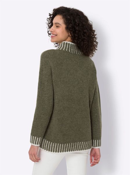 heine Strickpullover Stehkragenpullover günstig online kaufen