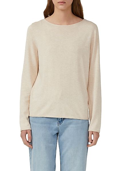 s.Oliver Langarmshirt mit Rollkanten günstig online kaufen