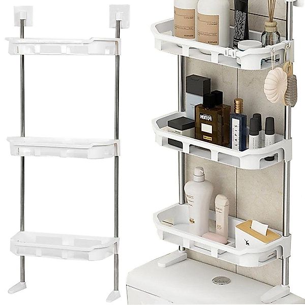 VERK GROUP Badregal Badezimmerregal Toilettenregal Bad günstig online kaufen