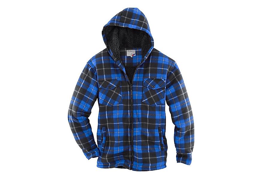 Terrax Workwear Funktionshemd Thermohemd mit Teddy schwarz/royal günstig online kaufen
