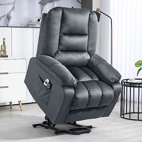 HOMCOM Massagesessel Aufstehhilfe Seniorensessel mit Heizfunktion, sessel m günstig online kaufen