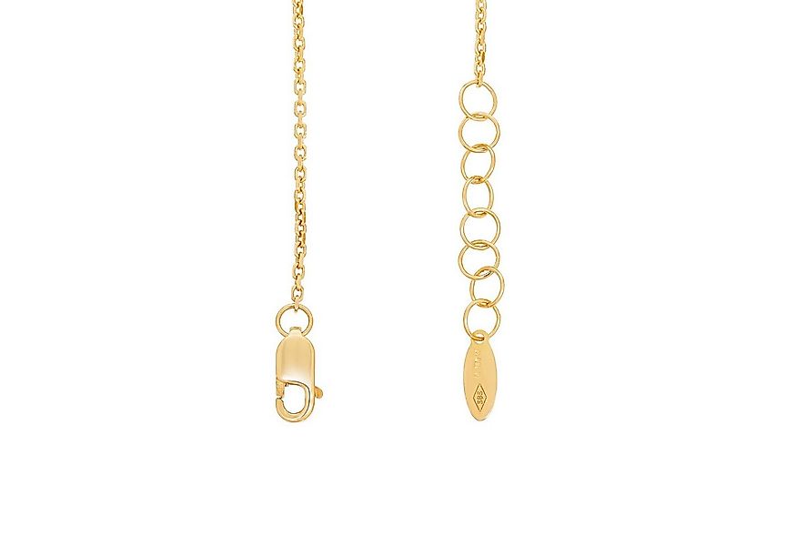 Stella-Jewellery Goldarmband 585er Gelbgold Armband Ankerkette mit diam. Ku günstig online kaufen