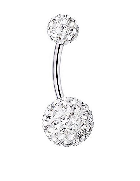 Paletti Bauchnabelpiercing Bauchnabelpiercing aus Chirurgenstahl transparen günstig online kaufen