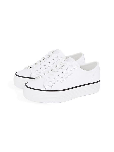 Calvin Klein Jeans BOLD VULC FLATF LOW LTH IN Sneaker, Halbschuh, Schnürsch günstig online kaufen