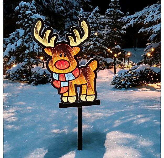 Star-Max LED Dekofigur 36352 LED-Rentier IP44 Infinity Effekt 222 SMD LED 4 günstig online kaufen