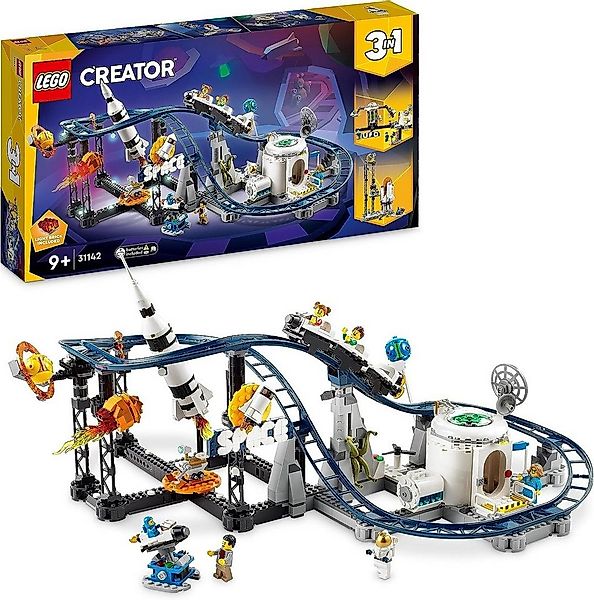 LEGO® Creator 3in1 Weltraum-Achterbahn (31142) Konstruktions-Spielset, (874 günstig online kaufen