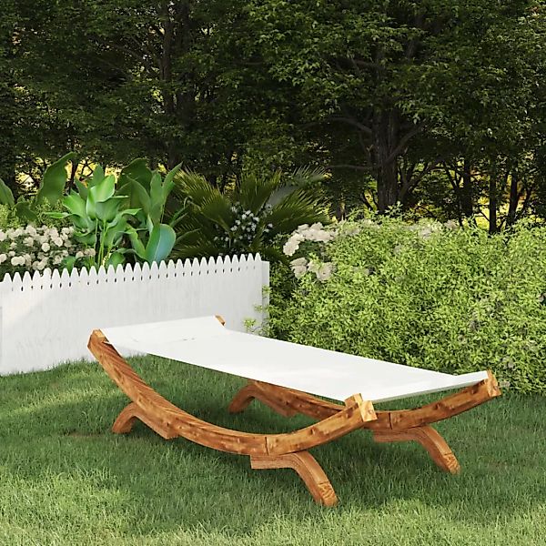 vidaXL Gartenliege Sonnenliege 100x188,5x44 cm Bugholz günstig online kaufen