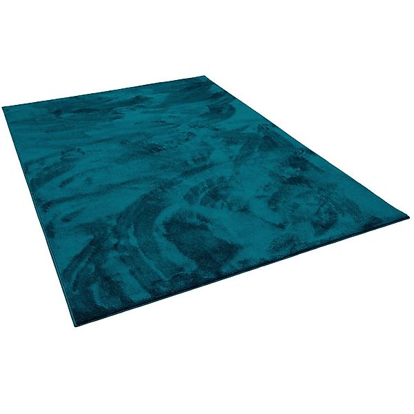 Pergamon Luxus Super Soft Hochflor Langflor Teppich Melia Petrol 140x200cm günstig online kaufen