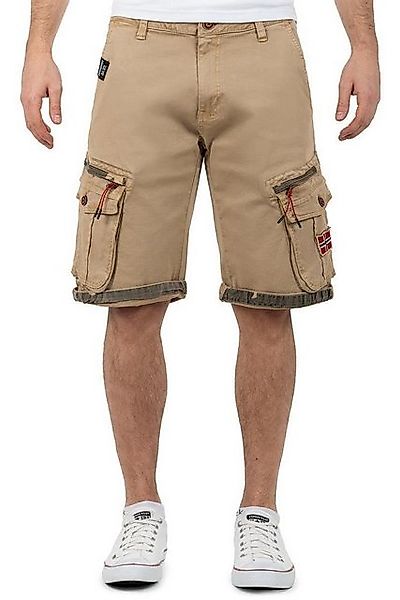 Geo Norway Shorts Kurze Cargo Hose baparento Men Beige S mit verzierten Tas günstig online kaufen