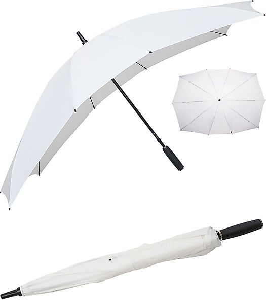 Impliva Langregenschirm Falcone® XXL rechteckiger Regenschirm günstig online kaufen