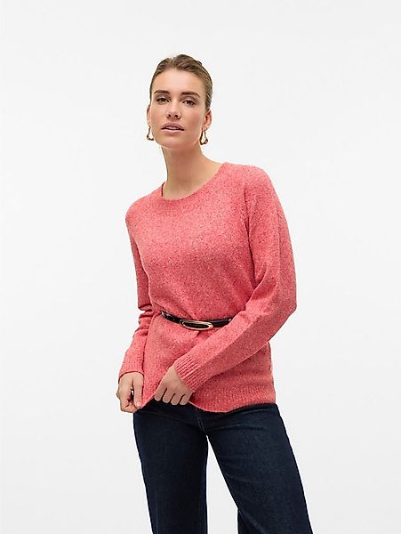 Vero Moda Rundhalspullover VMDOFFY LS O-NECK BLOUSE GA NOOS Materialmix, re günstig online kaufen