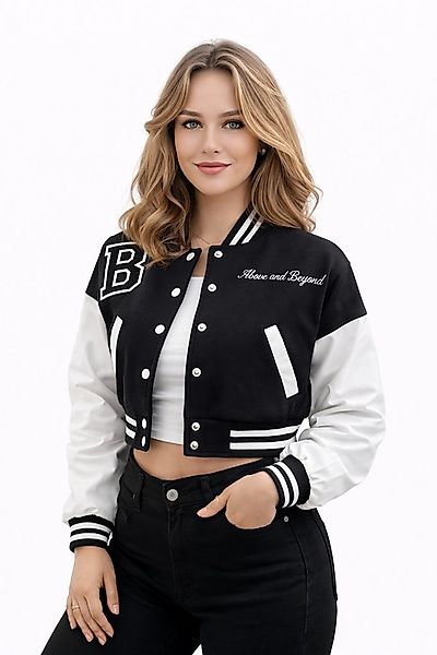 Worldclassca Collegejacke Worldclassca Damen Crop Collegejacke Übergangsjac günstig online kaufen
