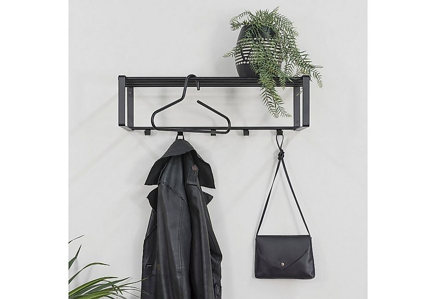 Spinder Design Garderobenleiste REX (1 St), Wandgarderobe aus Stahl mit Hut günstig online kaufen