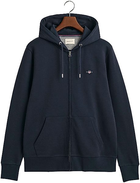 Gant Kapuzensweatjacke "REG SHIELD FULL ZIP HOODIE", mit Logostickerei auf günstig online kaufen