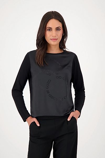 Monari Schlupfbluse, mit Folienglanzdruck günstig online kaufen