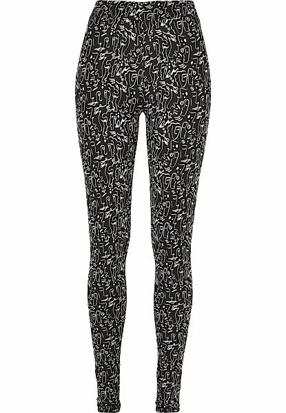 URBAN CLASSICS Leggings "Urban Classics Damen Ladies Soft AOP Leggings" günstig online kaufen