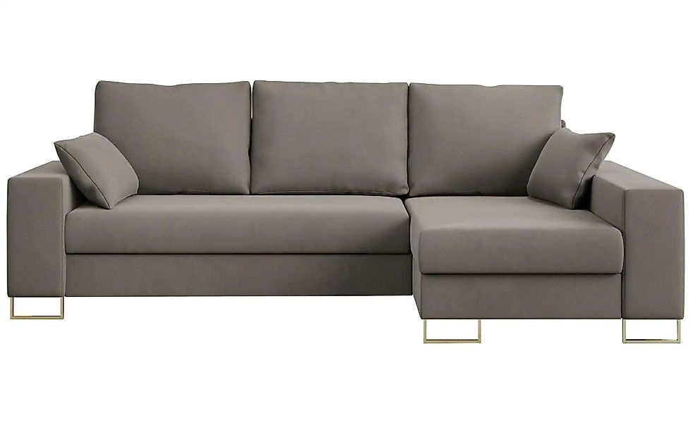 Ecksofa mit Schlaffunktion Dorain ¦ braun ¦ Maße (cm): B: 242 H: 85 Polster günstig online kaufen