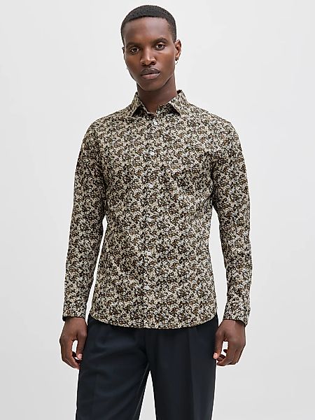 Jack & Jones Langarmhemd "JPRBLABLACKPOOL STRETCH AOP LS SHIRT SN" günstig online kaufen