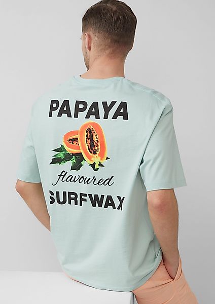 s.Oliver Kurzarmshirt Baumwoll-T-Shirt im Relaxed Fit günstig online kaufen