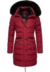 Navahoo Steppmantel "Paula" stylischer Winter Parka m. edlem Fellimitat günstig online kaufen