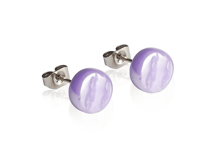 ALEXASCHA Paar Ohrstecker Glasohrstecker in Perlmuttoptik • hypoallergener günstig online kaufen