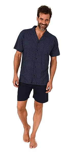 Normann Pyjama Herren kurzarm Schlafanzug Shorty günstig online kaufen