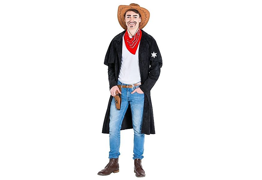 dressforfun Cowboy-Kostüm Herrenkostüm Cowboy Willy, Cooler Trenchcoat günstig online kaufen