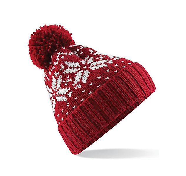 Beechfield® Bommelmütze Beechfield Fair Isle Snowstar Mütze günstig online kaufen