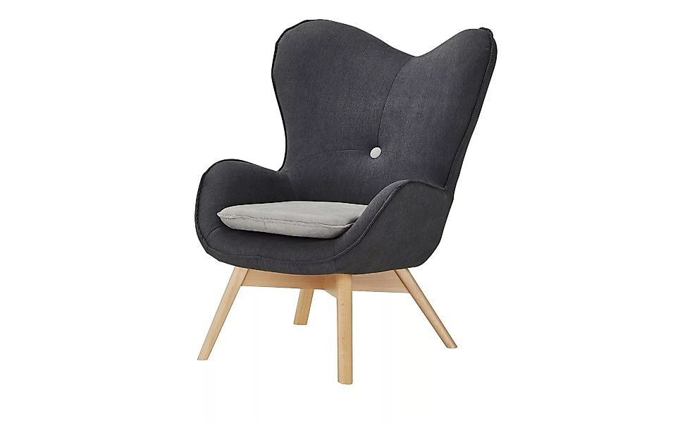 Sessel - grau - 86 cm - 100 cm - 92 cm - Polstermöbel > Sessel > Ohrensesse günstig online kaufen