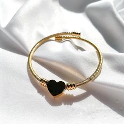 GOLDKLEIN Armreif Edelstahl Herz Schmuck Armkette günstig online kaufen