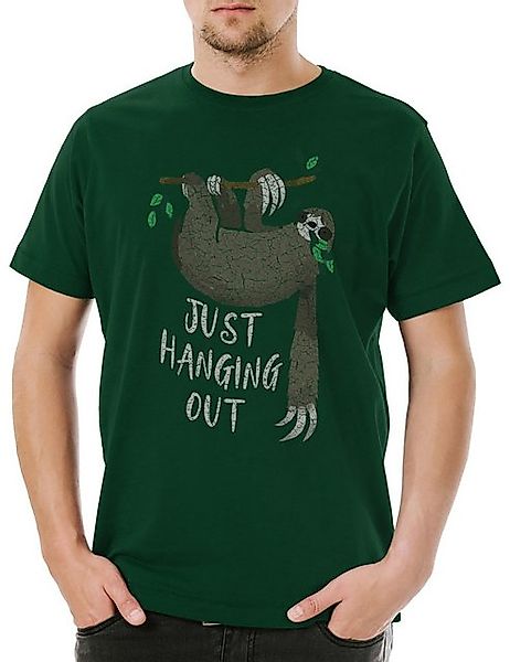 Urban Backwoods Print-Shirt Urban Backwoods Just Hanging Out Herren T-Shirt günstig online kaufen