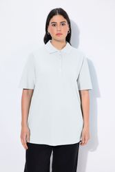 Ulla Popken Poloshirt Poloshirt Piqué Polokragen günstig online kaufen