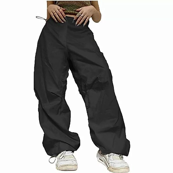 FIDDY Jeanshotpants Cargohose Damen Baggy High Waist Vintage Track Pants Hi günstig online kaufen