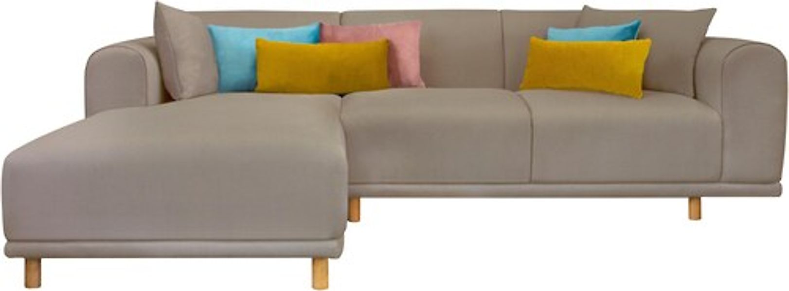 OTTO home Ecksofa »Maroon L-Form« in skandinavischem Design, mit losen Kiss günstig online kaufen