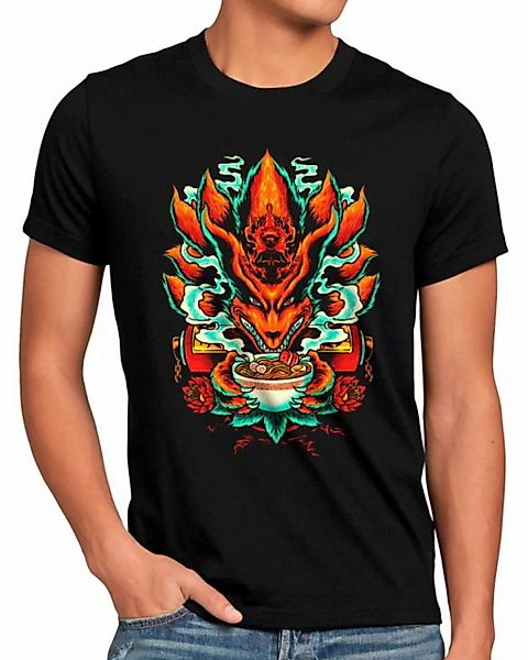 style3 Print-Shirt Herren T-Shirt Ninja Ramen kakashi sasuke hatake kage na günstig online kaufen