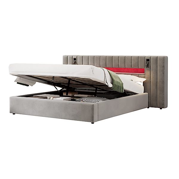 OKWISH Polsterbett Einfacher Aufbau, stabiler Rahmen günstig online kaufen