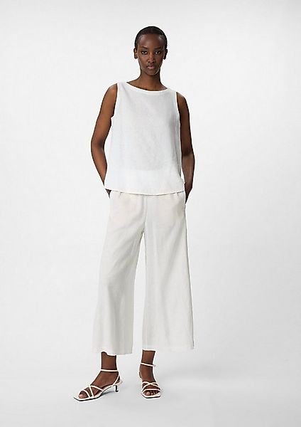 comma 7/8-Hose Hose Leichte Culotte aus Leinenmix mit Schlitzen günstig online kaufen