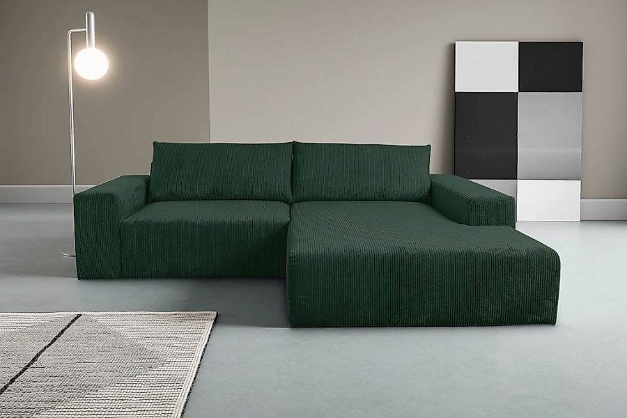 WERK2 Ecksofa "Rio, elegant & bequem, Breite 262 cm, L-Form" Puristisches D günstig online kaufen