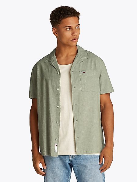 Tommy Jeans Kurzarmhemd TJM LINEN BLEND günstig online kaufen
